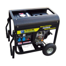 6.0kw Air Cooled Portable Diesel Generator with Handle and Wheels